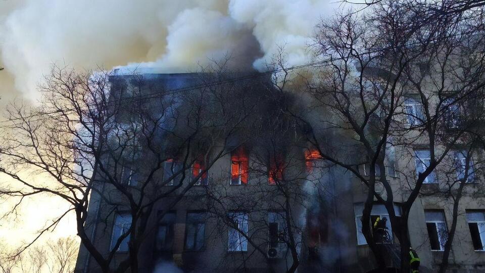 Пожежа в будівлі на вулиці Троїцькій, 25 спалахнула 4 грудня 2019 року