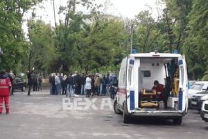 Медицинские работники вышли на акцию протеста в Харькове