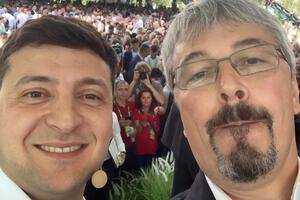 Ткаченко (праворуч) сказав, що не є близьким другом Зеленського