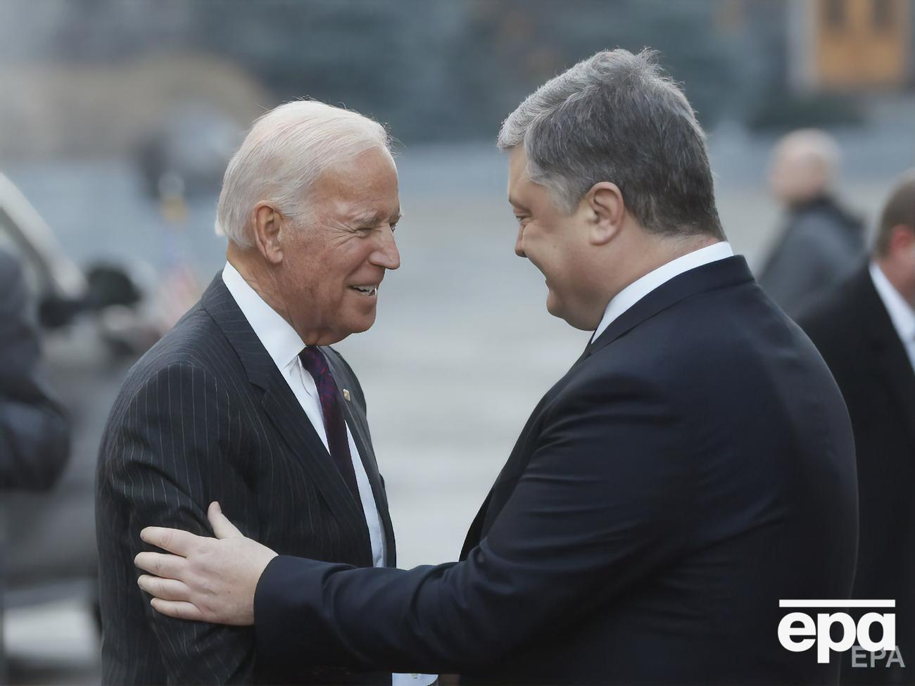 В "Европейской солидарности" назвали записи якобы разговоров Байдена и Порошенко сфабрикованными