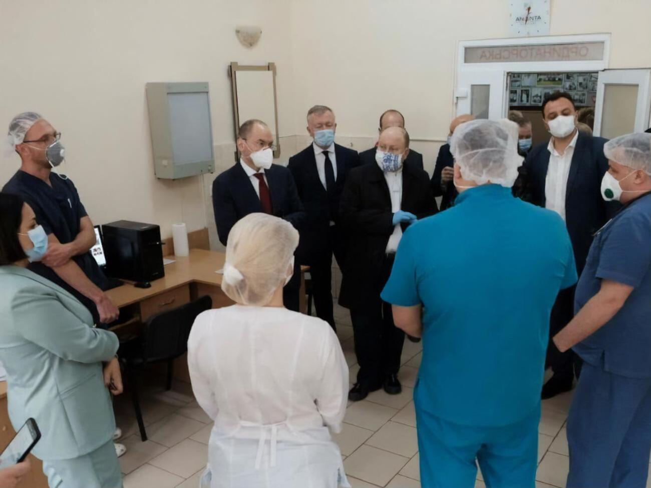 Степанов посетил Черновицкую областную клиническую больницу