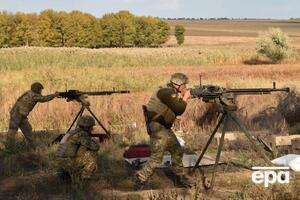 Українські військовослужбовці відкривали по противнику вогонь у відповідь