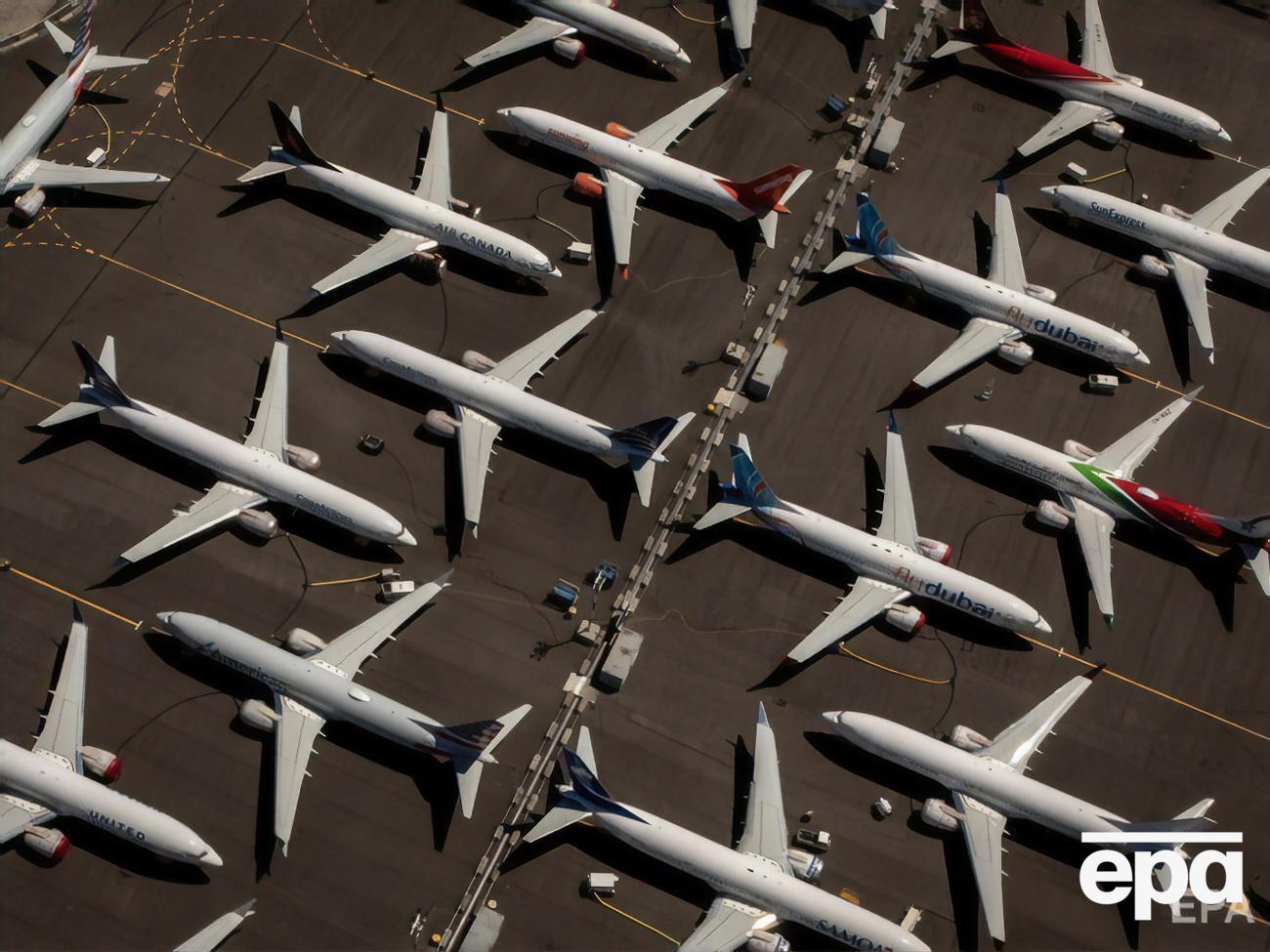 Через дві авіакатастрофи Boeing не змогла передати приблизно 400 літаків моделі 737 MAX