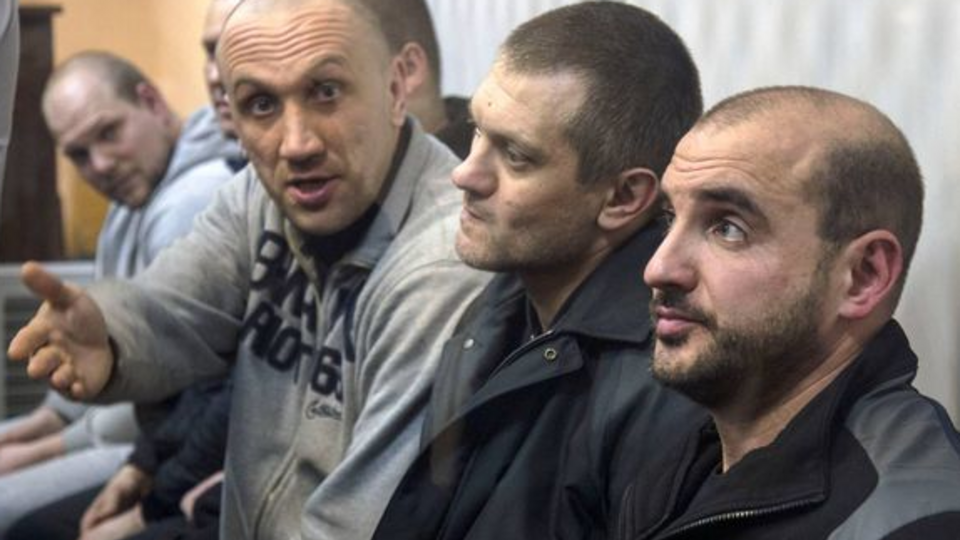 Фигуранты дела Обухов, Владимиренков и Власюк на одном из судебных заседаний