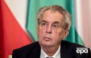 Президент Чехии Милош Земан