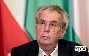 President of the Czech Republic Milos Zeman