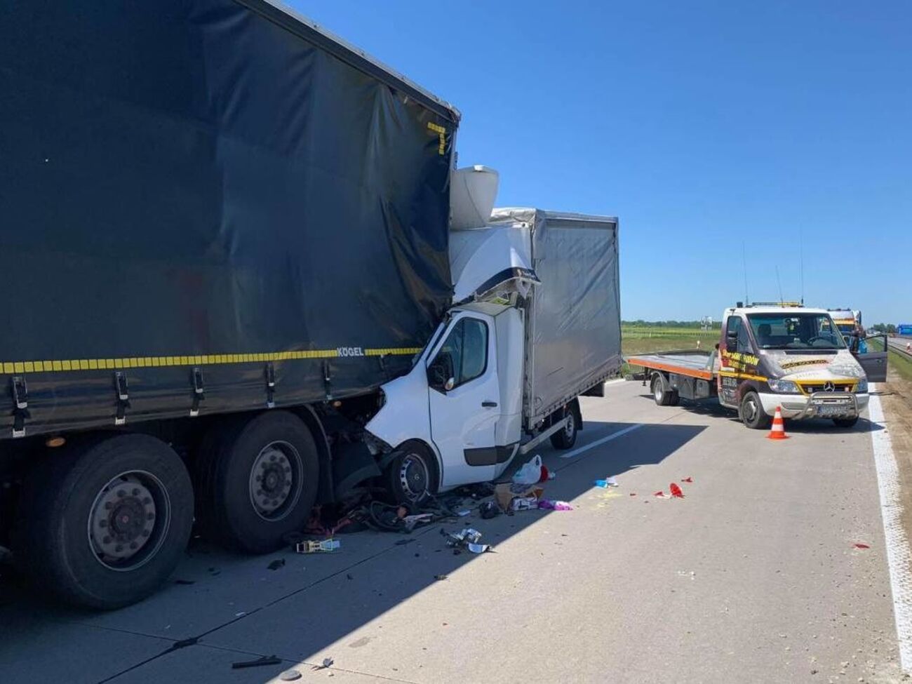 ДТП случилось недалеко от Вроцлава