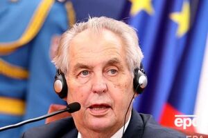 Президент Чехии Милош Земан