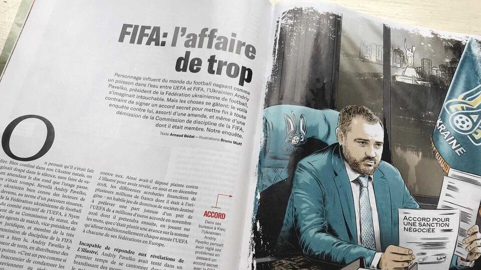 Публікація про Павелка в журналі L illustré