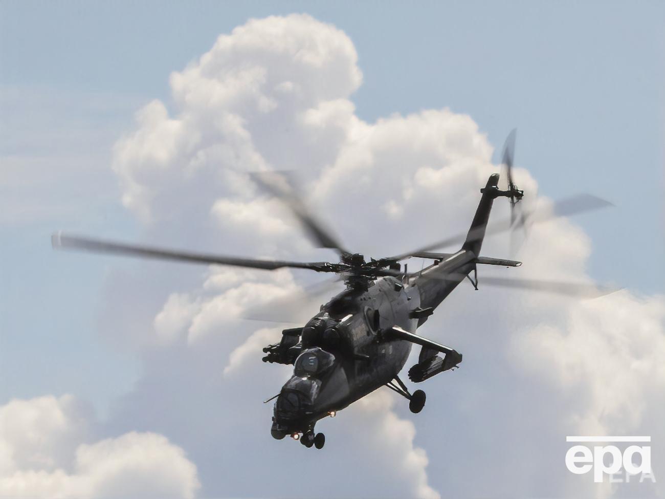 Мі-35 здійснив жорстку посадку в районі Джанкоя