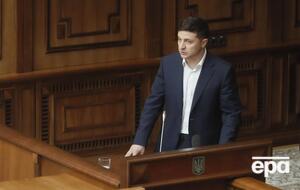 Зеленський (на фото) зазначив, що у Саакашвілі "міцні інвестиційні зв'язки з багатьма країнами"