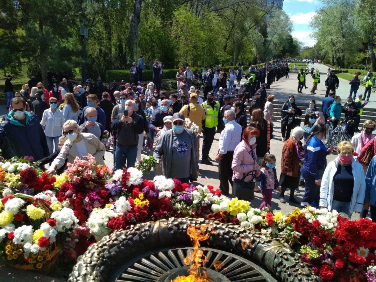 В Одессе на 9 Мая произошли беспорядки. Фоторепортаж