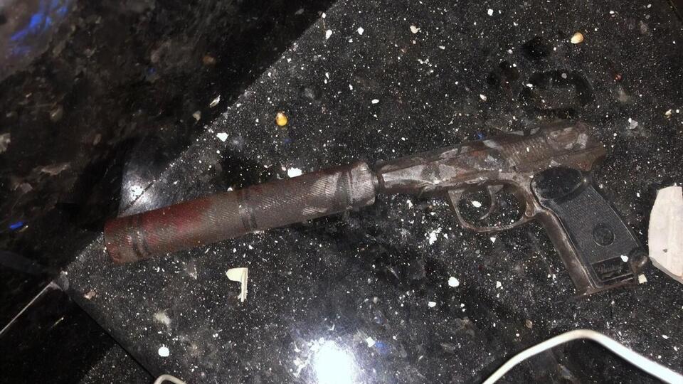 У задержанного изъяли оружие