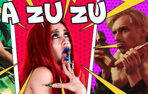 NZK: A-ZU-ZU – это броский эпатаж и феерия необычных образов. Все происходящее в клипе – яркий, красочный и гиперболизированный калейдоскоп аллегорий