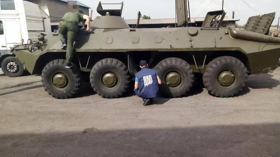 БТР нашли на территории, где осуществляет свою деятельность одна из общественных организаций
