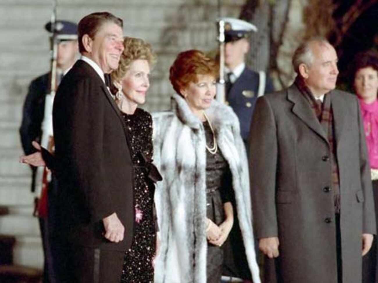 В последний раз семьи Горбачева и Рейгана встречались, когда последний уже не был президентом