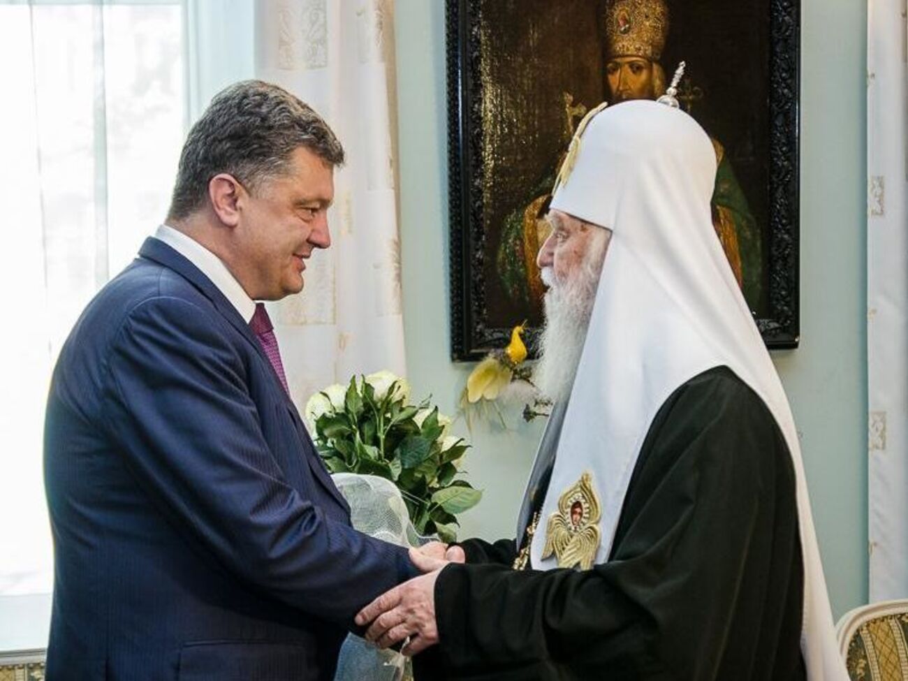 Филарет обвинял Порошенко в нарушении договоренностей о создании ПЦУ
