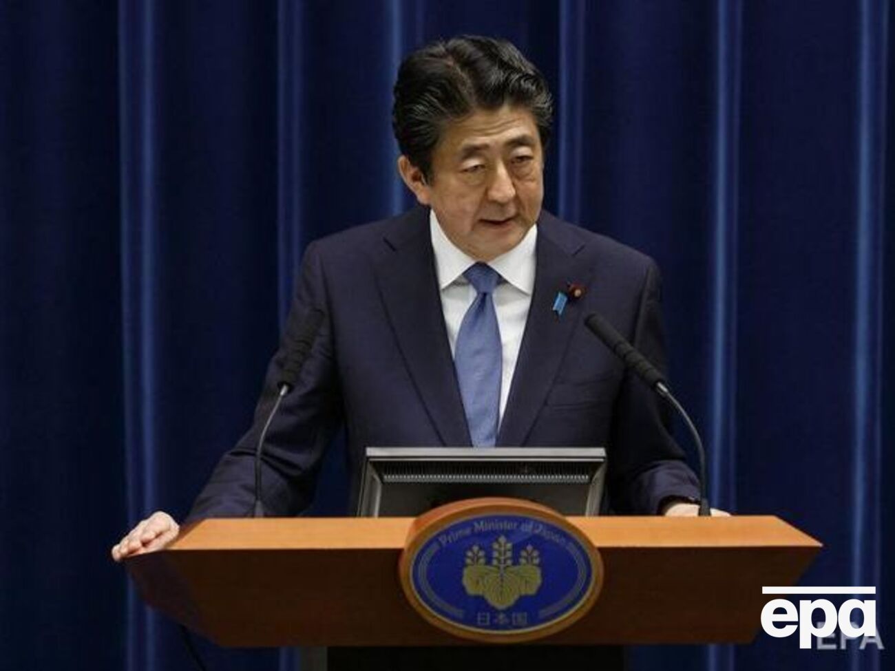 Окрім Абе (на фото), на парад до Москви запросили президентів Франції, Чехії, Сербії, Болгарії та кількох пострадянських країн