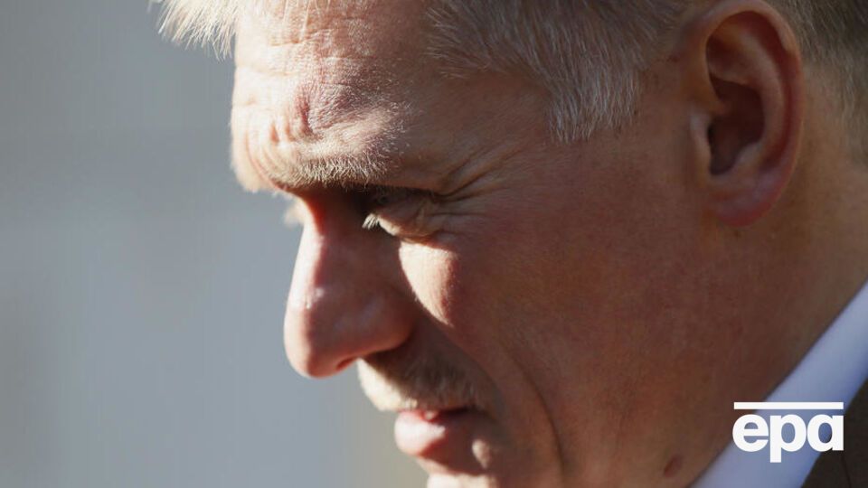 Пєсков (на фото) прокоментував інтерв'ю Болтона
