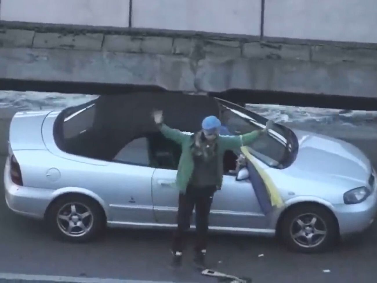 19 сентября Белько на мосту Метро стрелял в воздух и угрожал взорвать мост и госучреждения