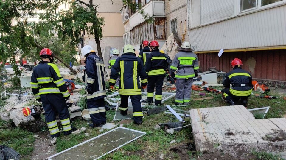 Взрыв произошел сегодня утром