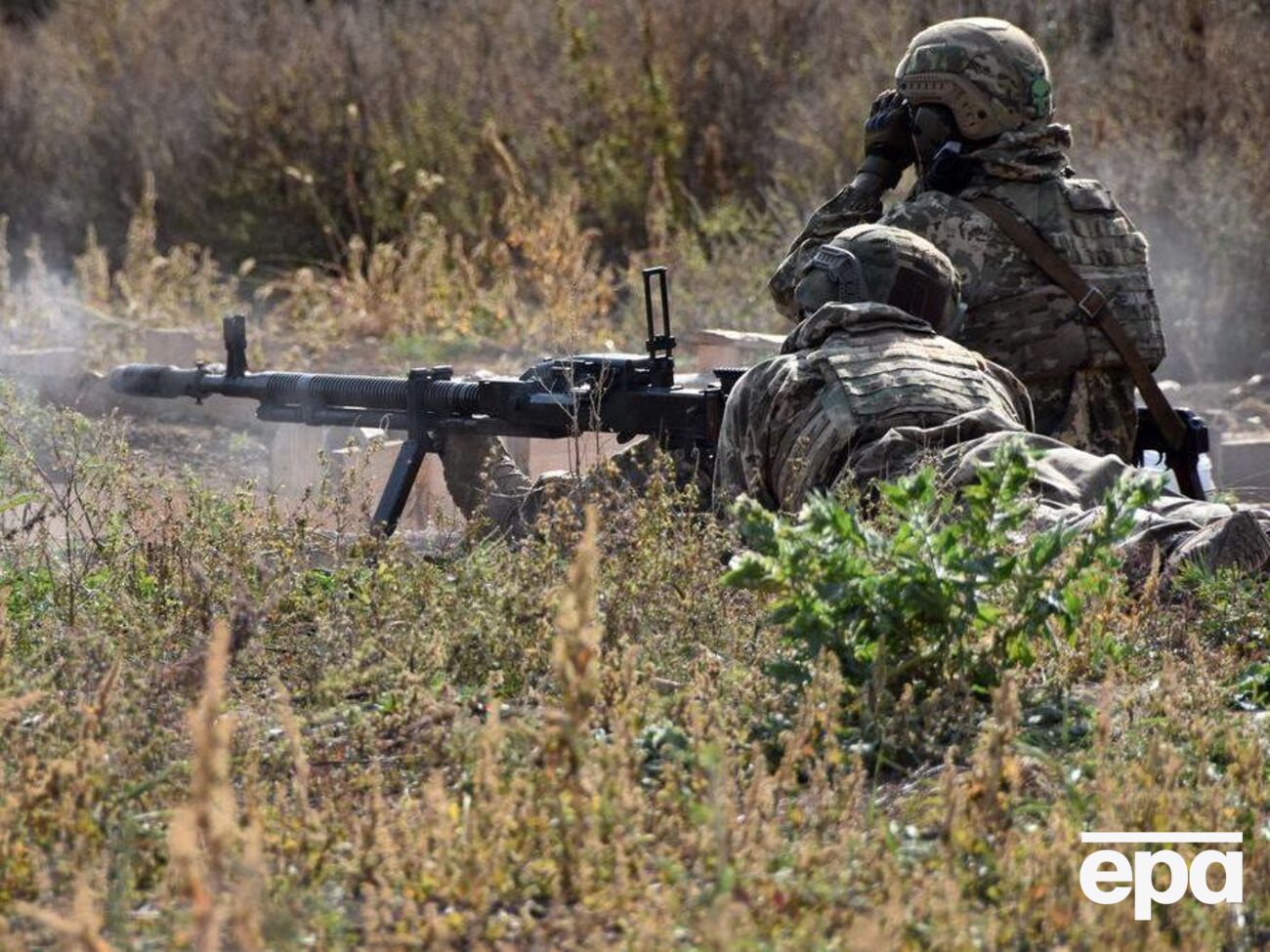 Украинские военнослужащие открывали по российским оккупантам ответный огонь
