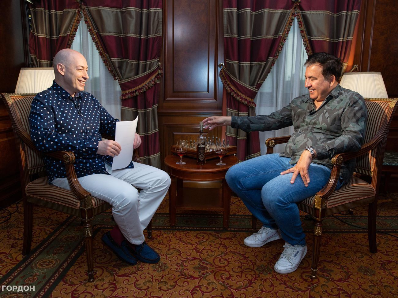 Гордон записав інтерв'ю із Саакашвілі 14 червня