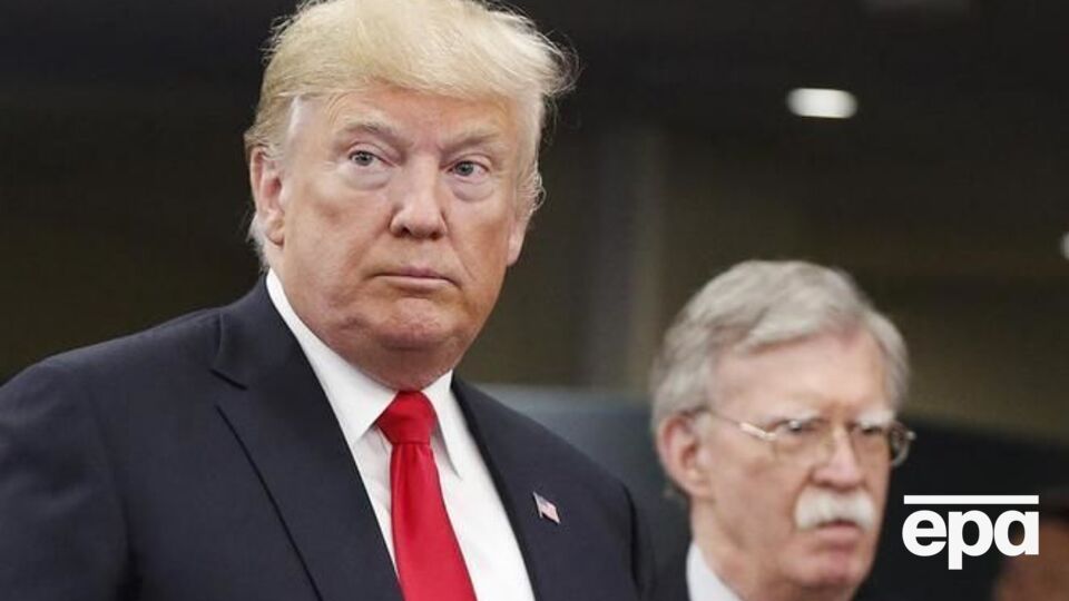 Болтон був радником президента США з нацбезпеки з квітня 2018 року до вересня 2019-го