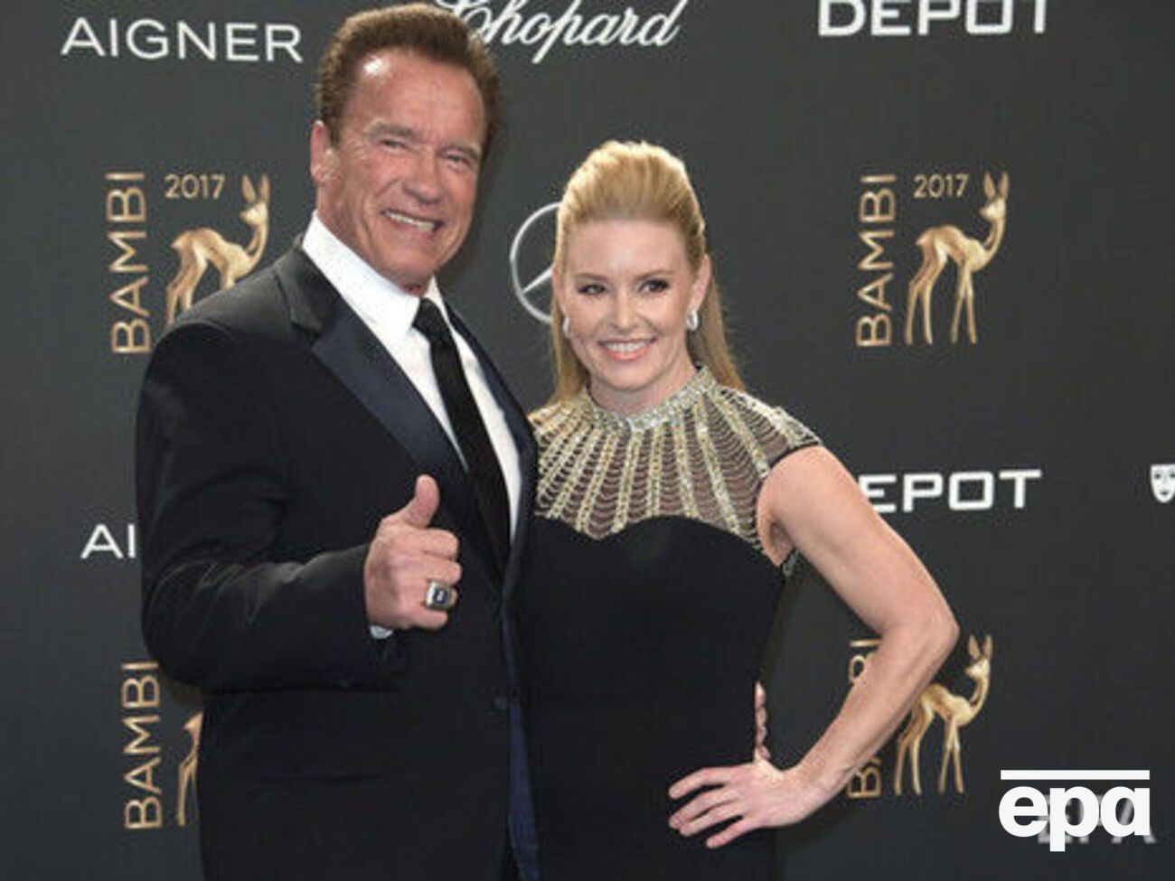 Шварценеггер і Мілліган зустрічаються приблизно п'ять років