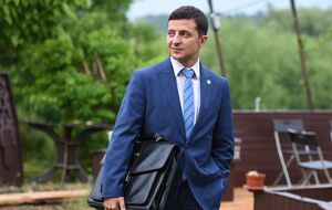 В сериале Зеленский снимался в главной роли