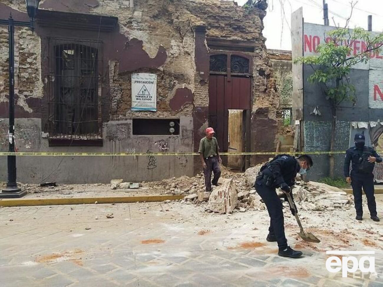 Очаг землетрясения был в штате Оахака