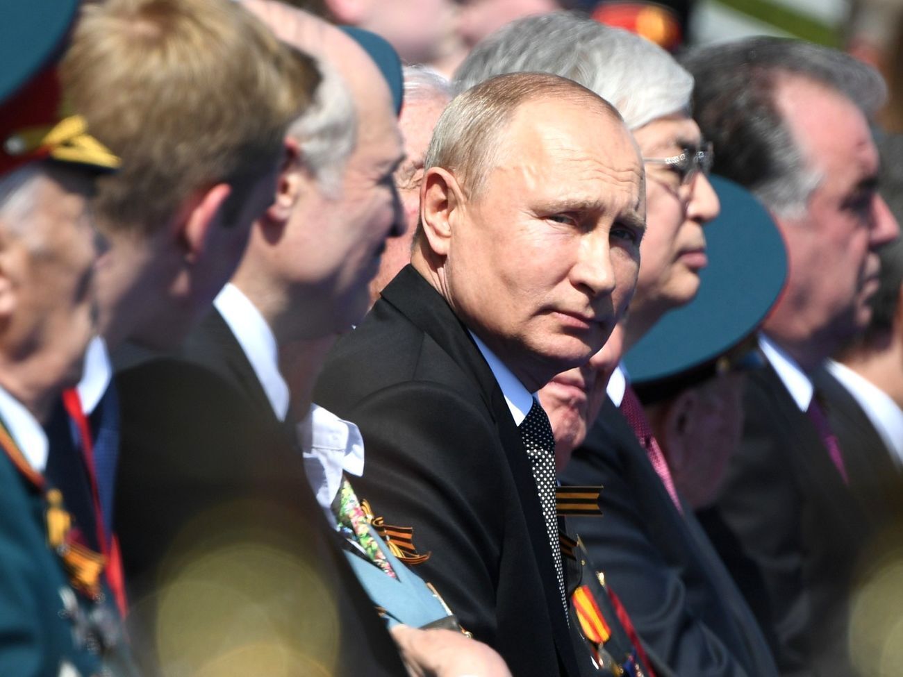 Праворуч від Путіна на параді був Лукашенко, ліворуч – Токаєв
