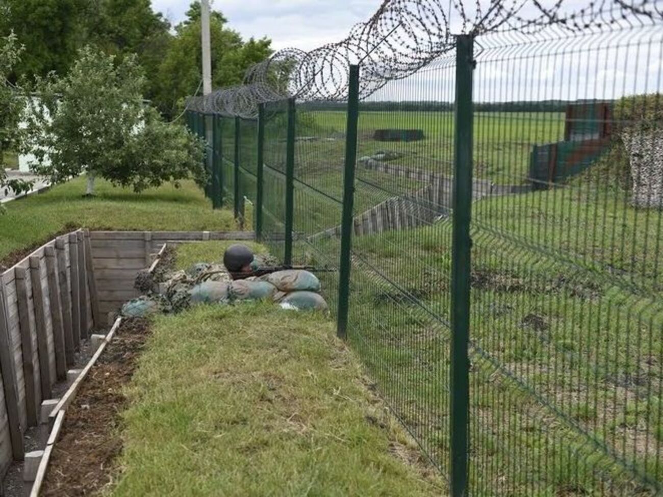 Реализация проекта "Стена" началась в 2014 году в Харьковской области