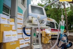 Во многие больницы по всей Украине ИВЛ такого класса попадают впервые