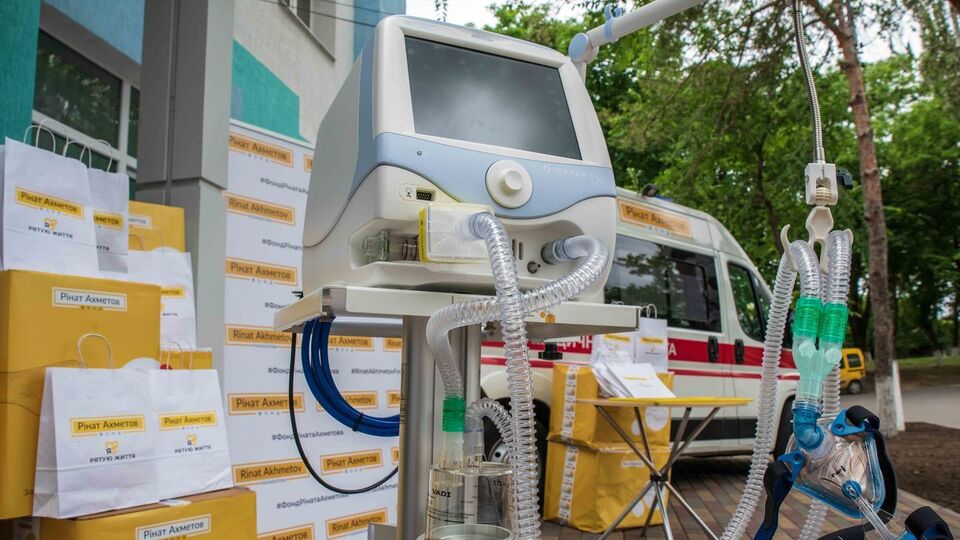 Во многие больницы по всей Украине ИВЛ такого класса попадают впервые