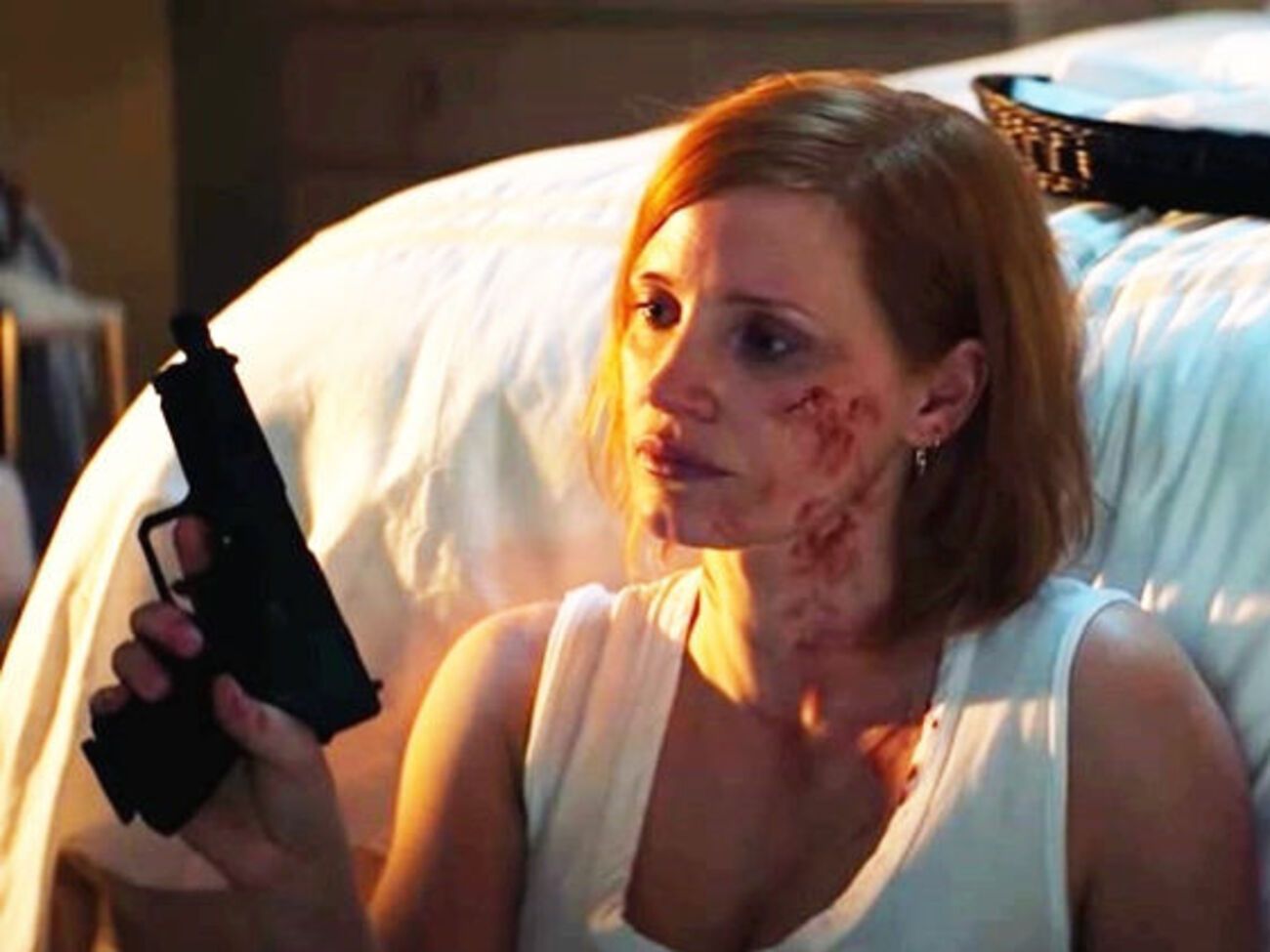 Честейн виконала роль співробітниці надсекретної організації