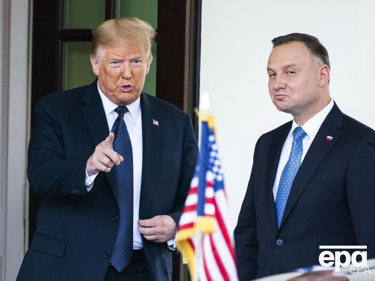 Американські війська перекинуть у Польщу з Німеччини, сказав Трамп під час зустрічі з Дудою