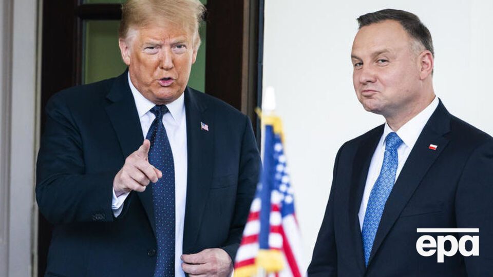 Американські війська перекинуть у Польщу з Німеччини, сказав Трамп під час зустрічі з Дудою