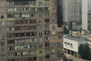 Два балкона были охвачены огнем