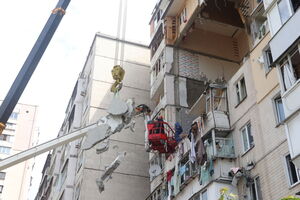 Взрыв в шестом подъезде дома в Дарницком районе Киева прогремел 21 июня в 10.00