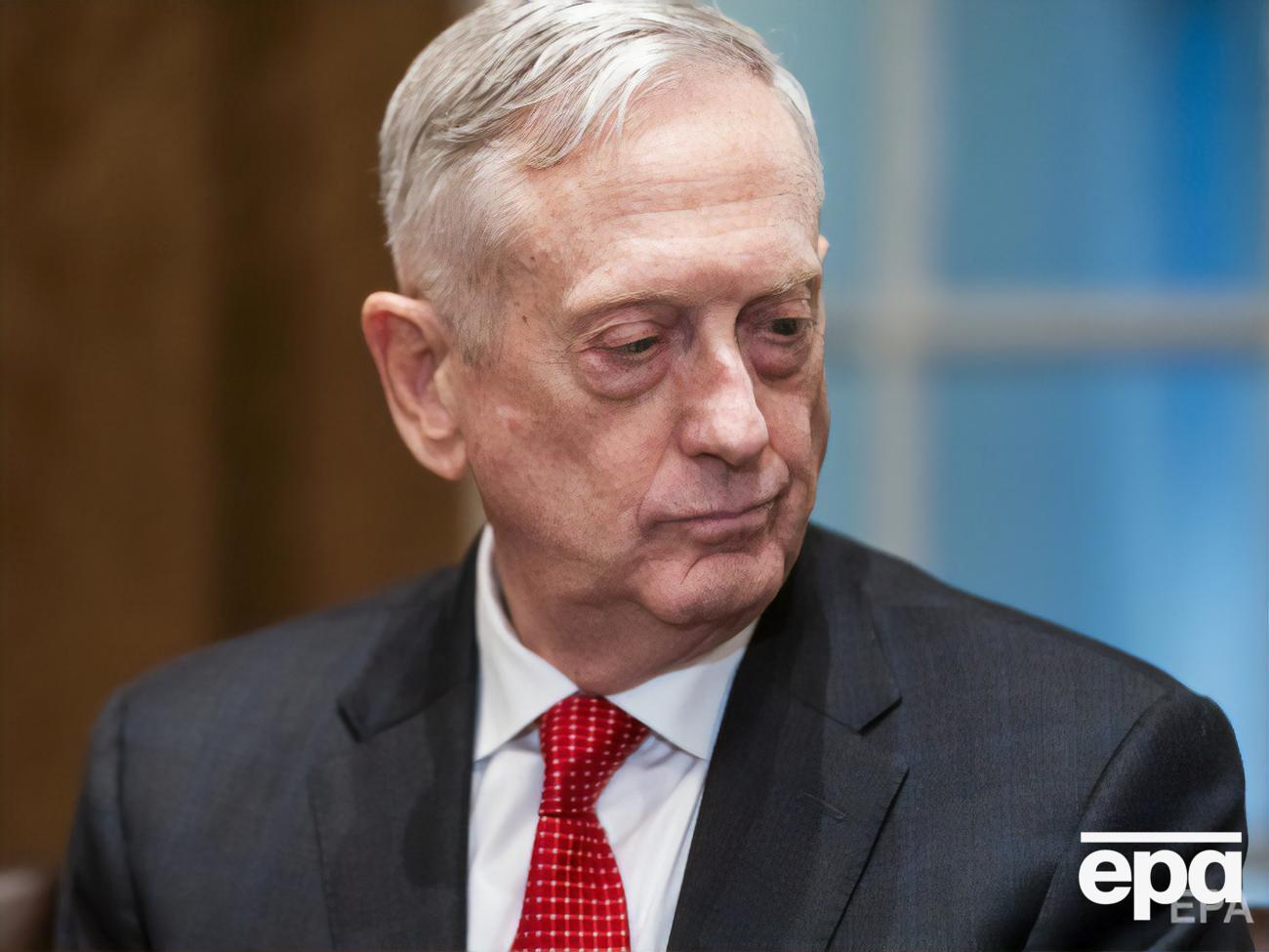 Меттіс, призначений міністром оборони незабаром після інавгурації Трампа, подав у відставку у грудні 2018 року