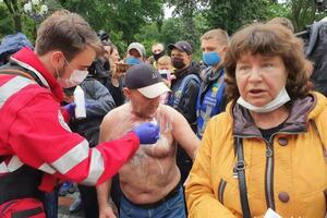 Полиции удалось быстро потушить возгорание