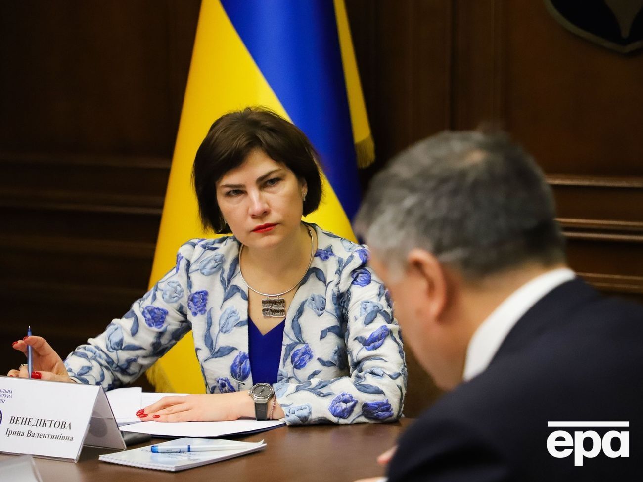 Венедіктова відмовилася відповісти на запитання, як вона оцінює діяльність Авакова на посаді глави МВС