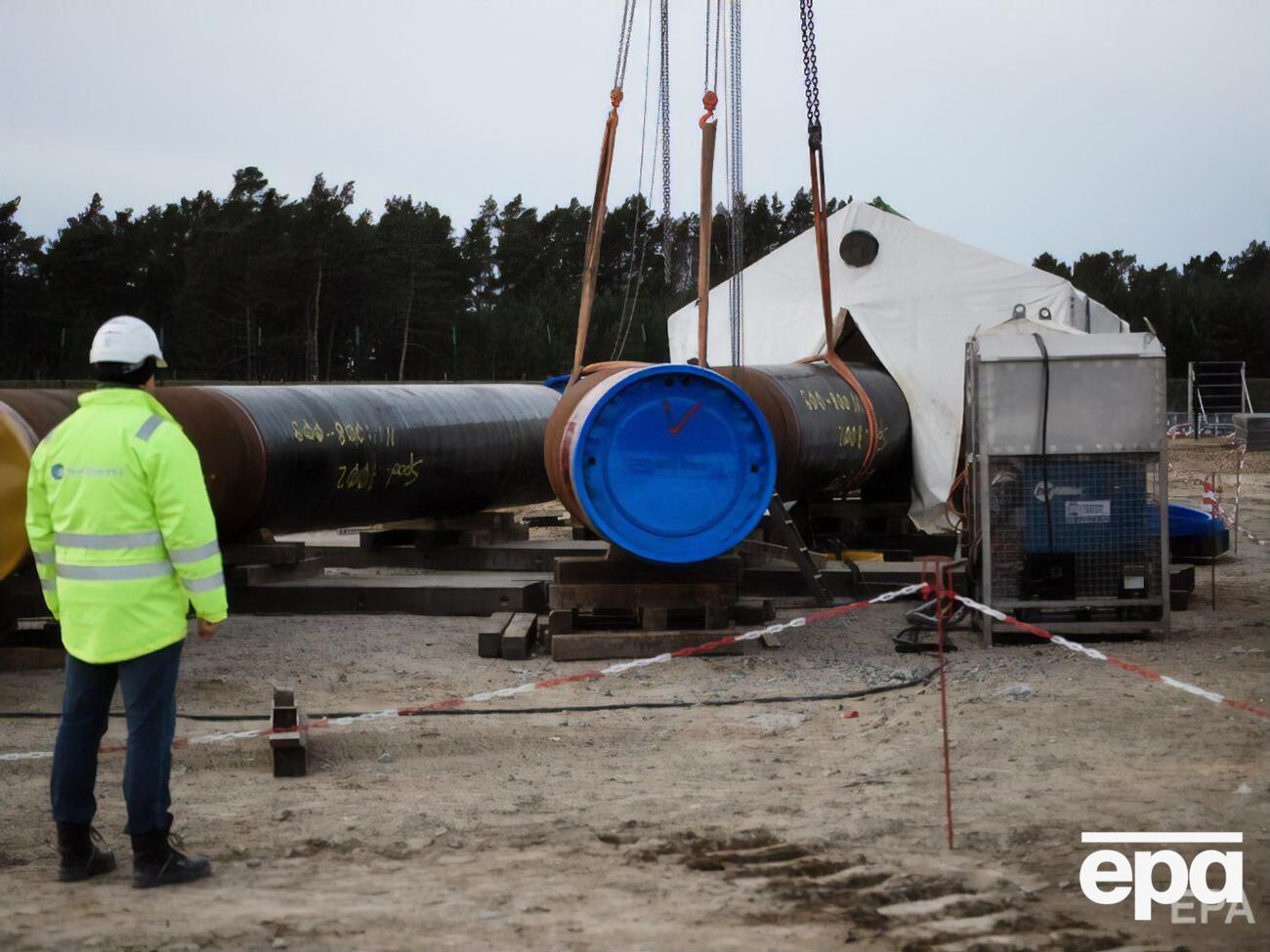 Строительство газопровода "Северный поток&nbsp;&ndash; 2"&nbsp;заморожено с 2019 года из-за предыдущих санкций США