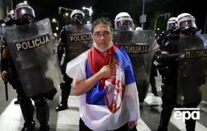 Массовые протесты в Белграде продолжались три дня
