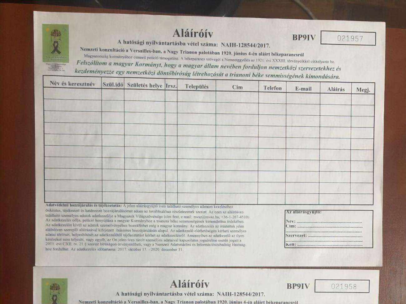 Згідно із Тріанонським мирним договором 1920 року, від Королівства Угорщина відійшли території, серед яких &ndash;&nbsp;частина земель сучасної Закарпатської області