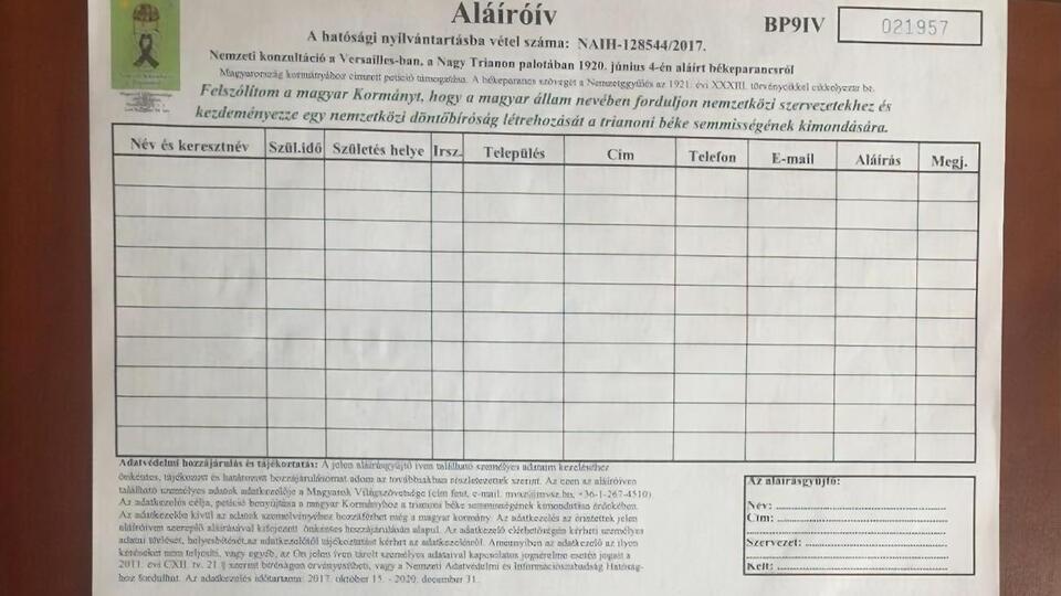 Згідно із Тріанонським мирним договором 1920 року, від Королівства Угорщина відійшли території, серед яких – частина земель сучасної Закарпатської області