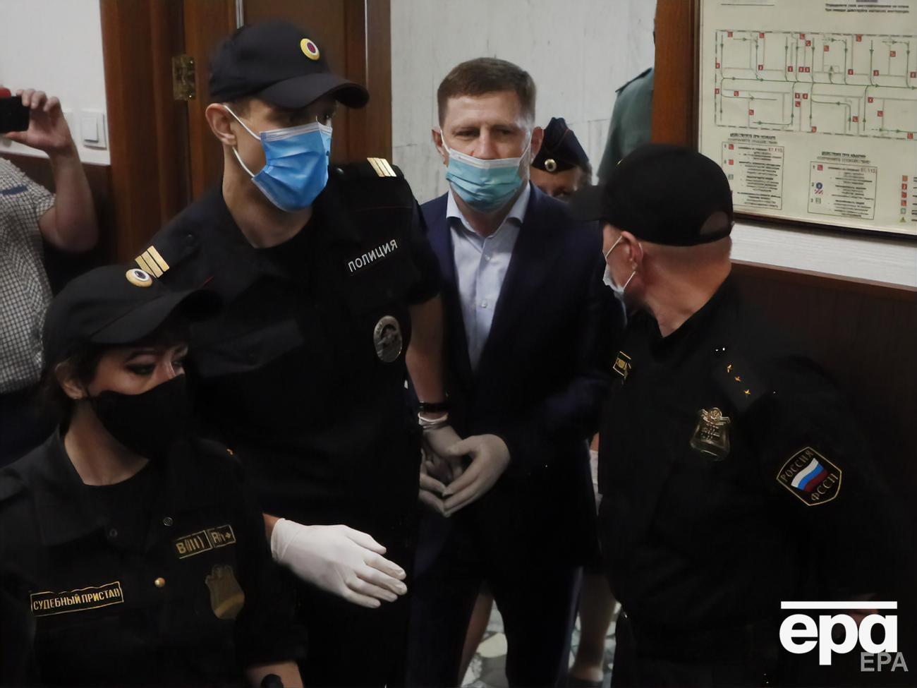 Хабаровського губернатора Фургала заарештували за підозрою у вбивствах