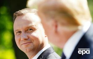 Дуда и Трамп встречались во время избирательной кампании в Польше