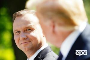 Дуда и Трамп встречались во время избирательной кампании в Польше
